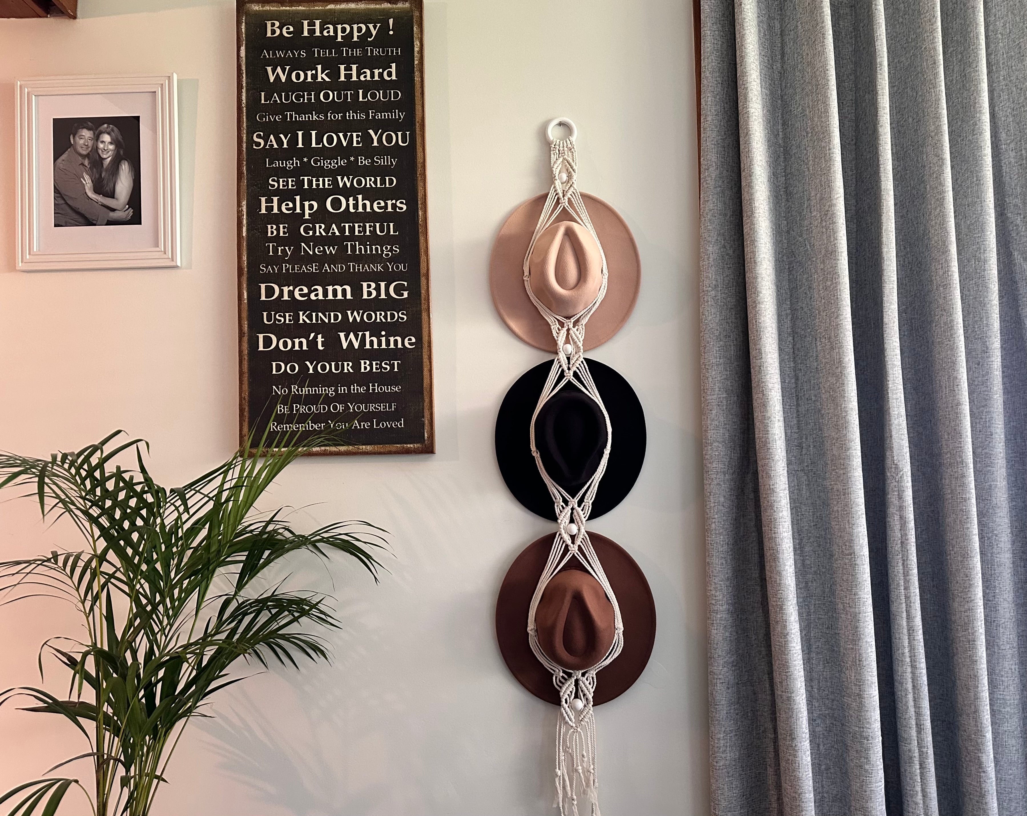 Triple Hat Holder