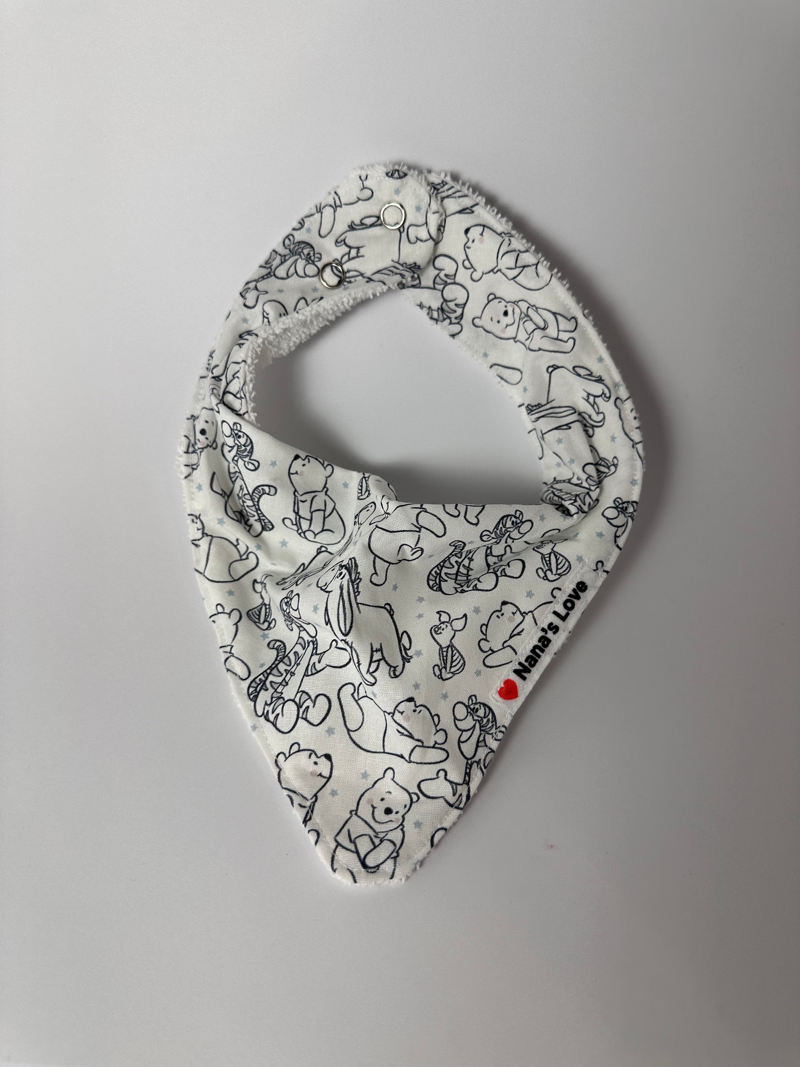 Bandana Bib - Winnie the Pooh Sketches