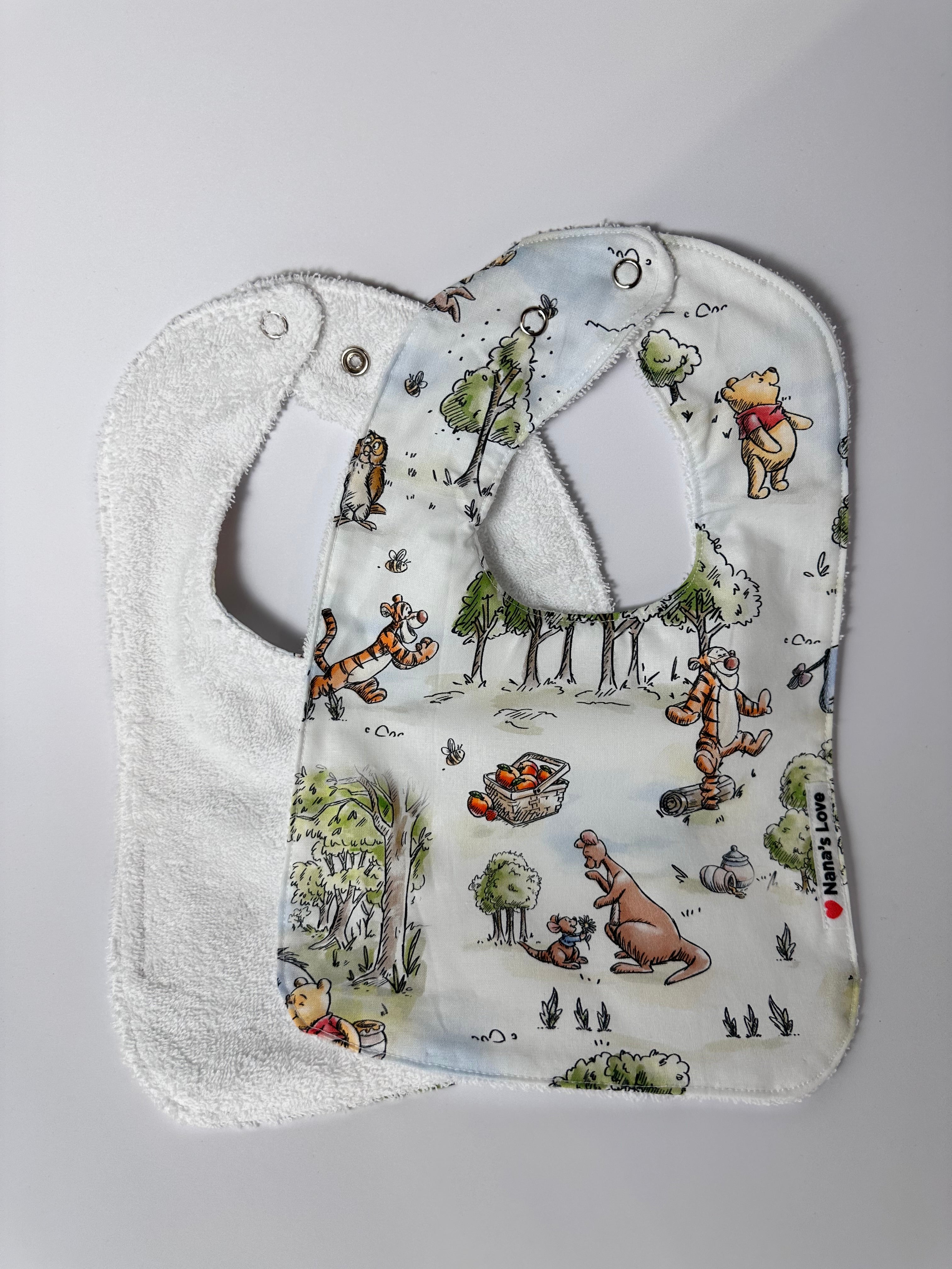 Feeding Bib - Winnie the Pooh - The Hundred Acre Woods