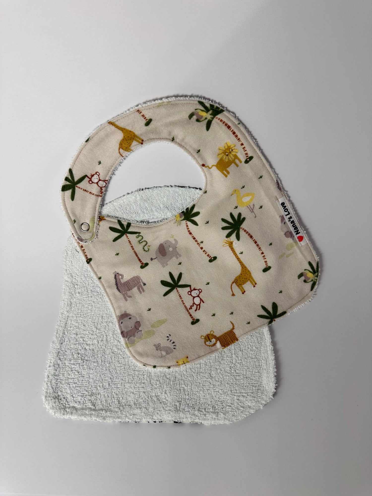 Classic Bib - Safari Friends