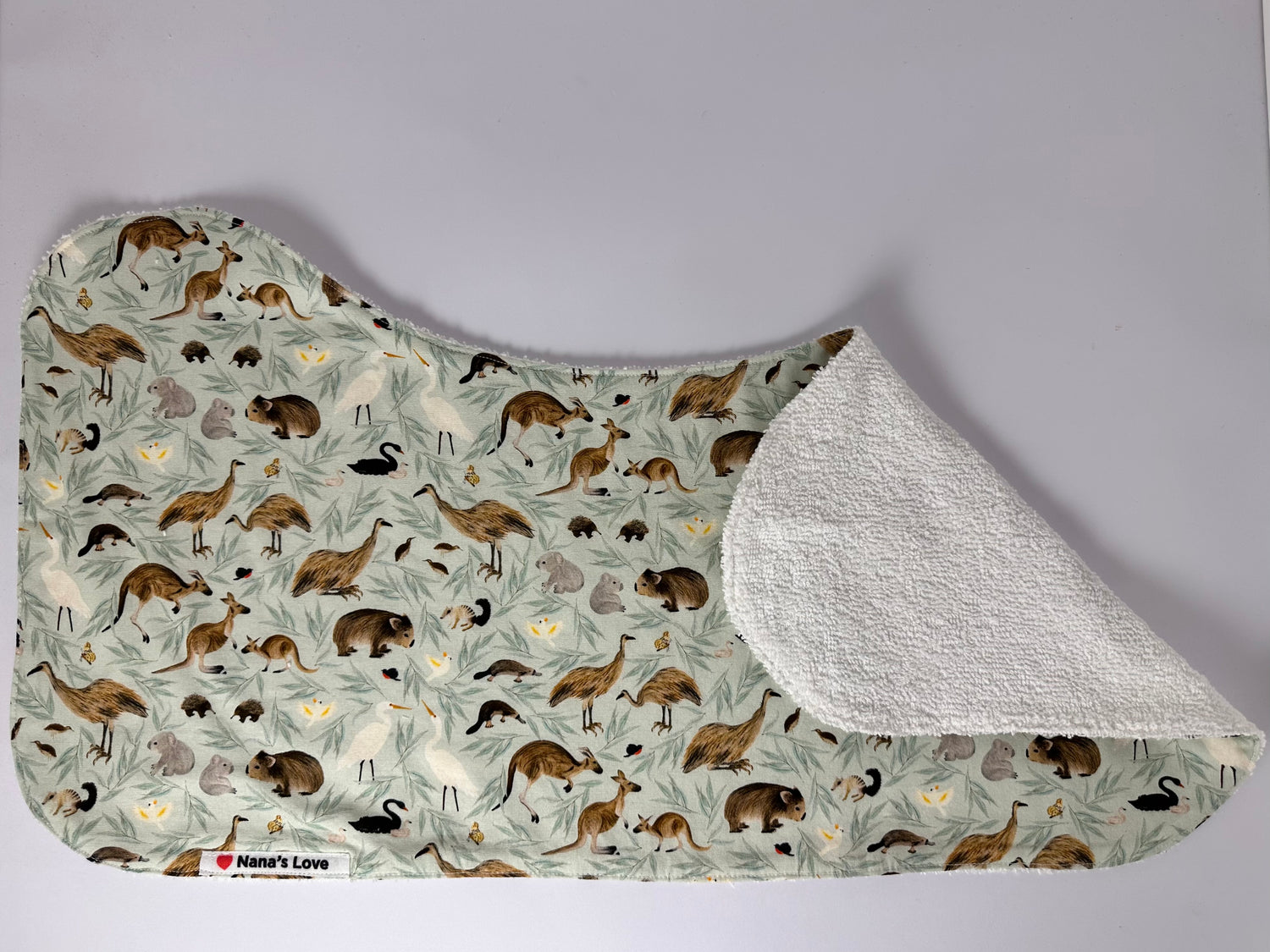 Burp Cloth - Aussie Animals
