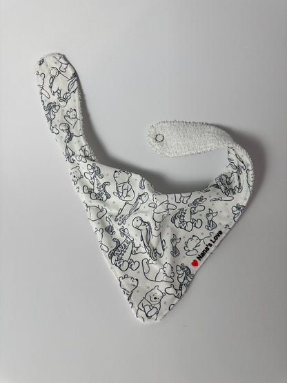 Bandana Bib - Winnie the Pooh Sketches