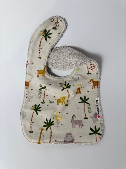 Feeding Bib - Safari Friends