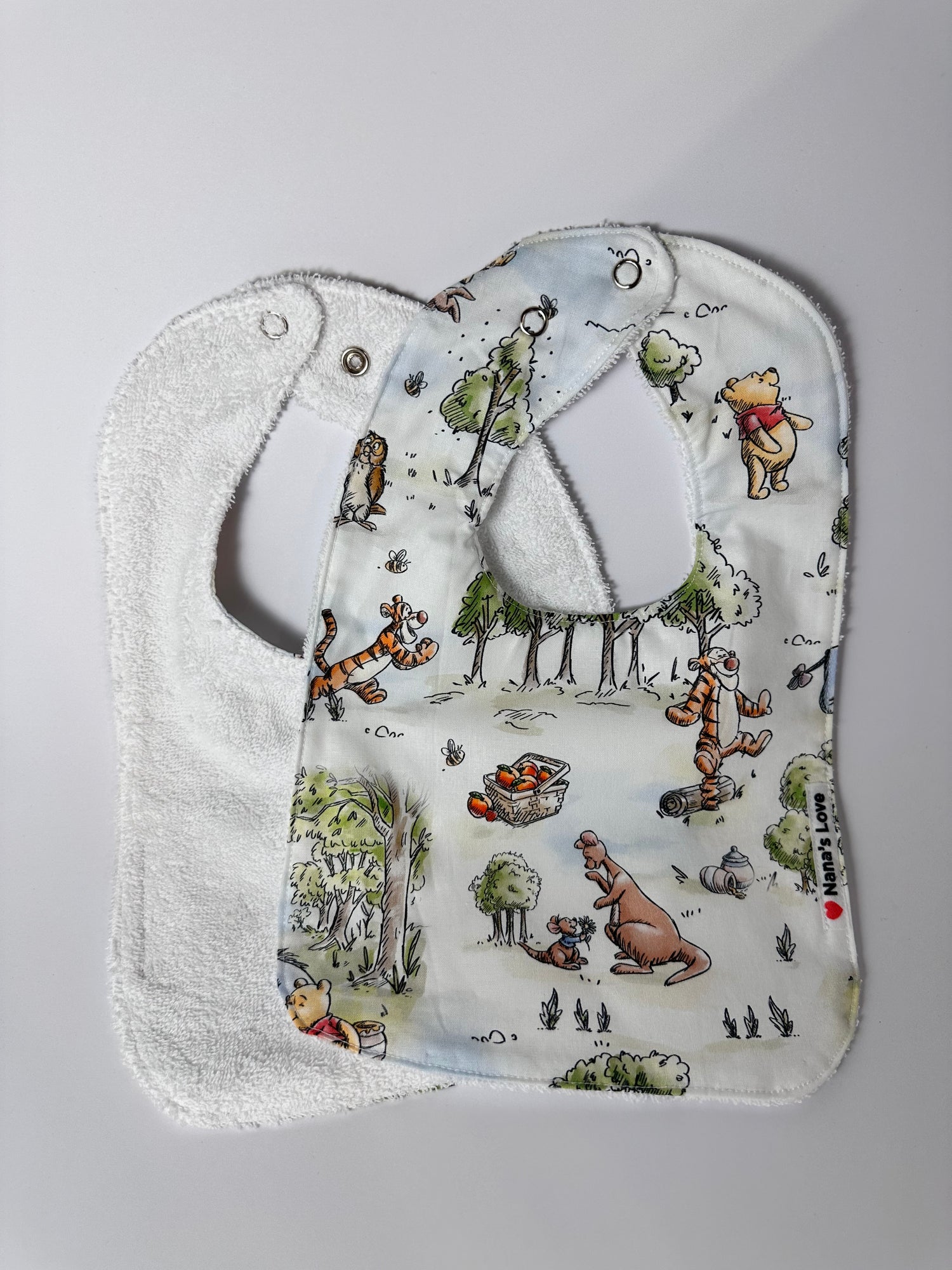 Feeding Bib - Winnie the Pooh - The Hundred Acre Woods