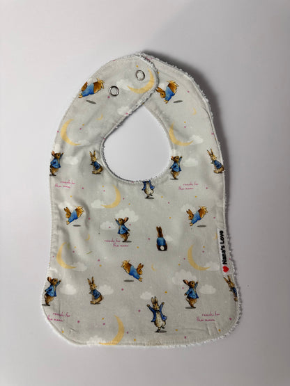 Feeding Bib - Peter Rabbit reach for the moon