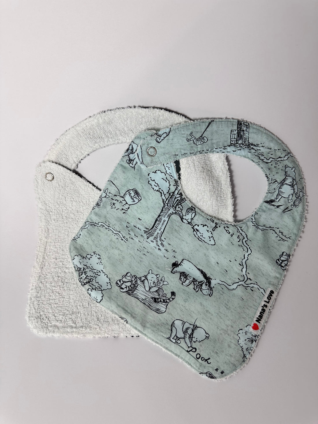 Classic Bib - Winnie the Pooh Sketch Print