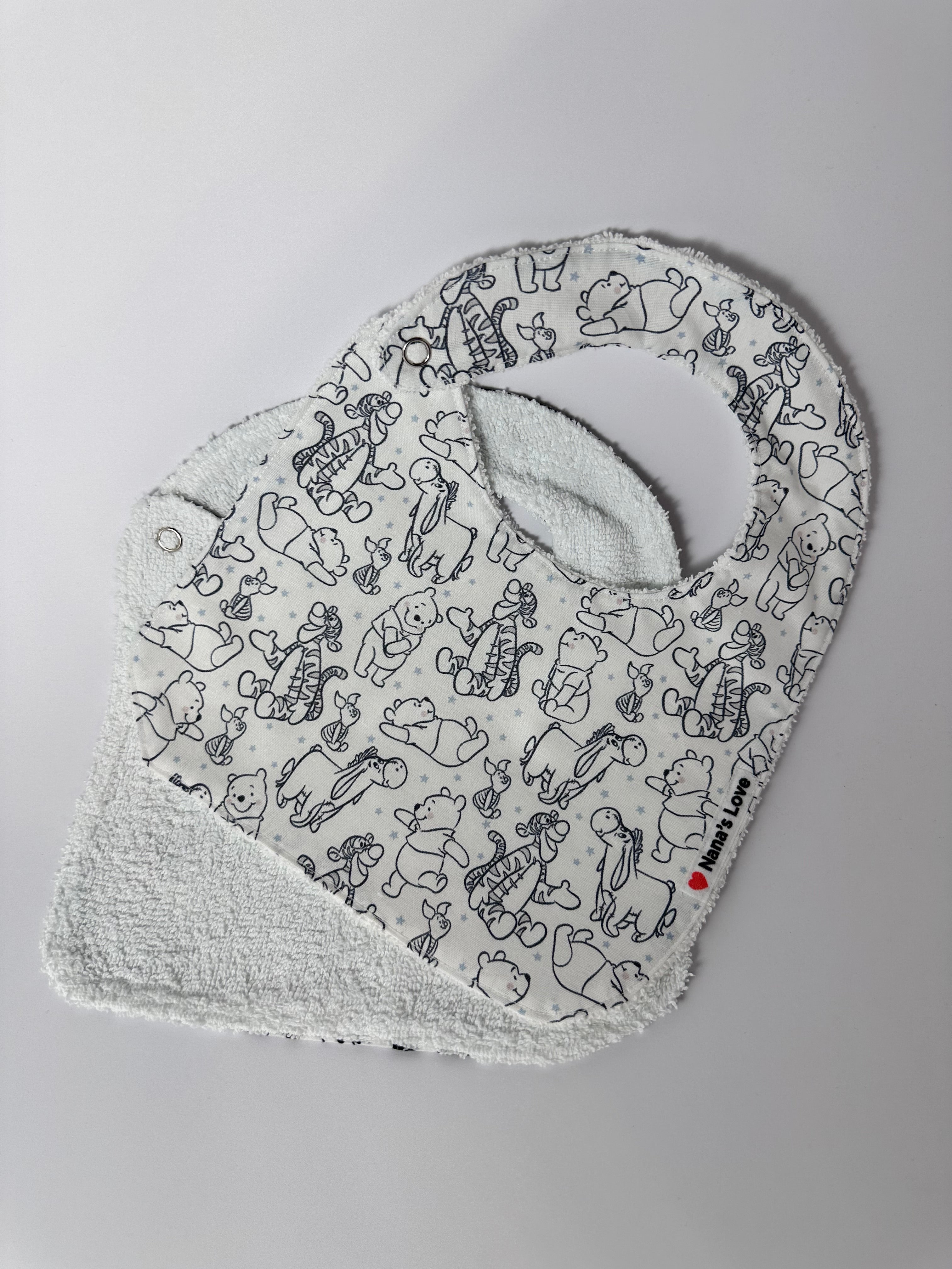 Classic Bib - Winnie the Pooh Sketches