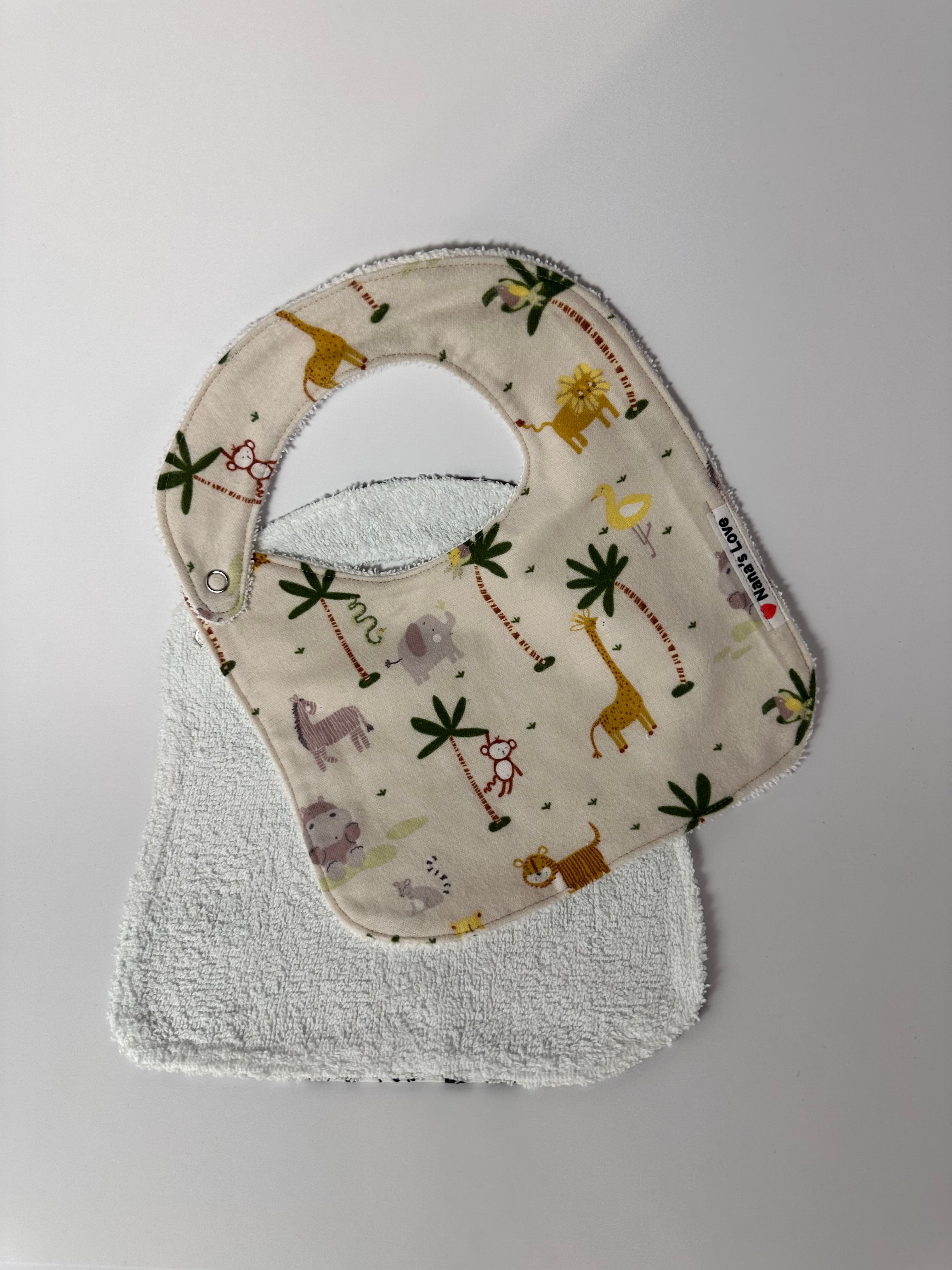 Classic Bib - Safari Friends