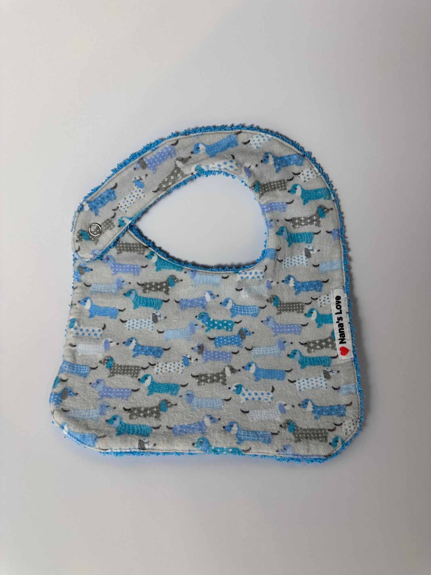 Classic Bib - Dachshund print