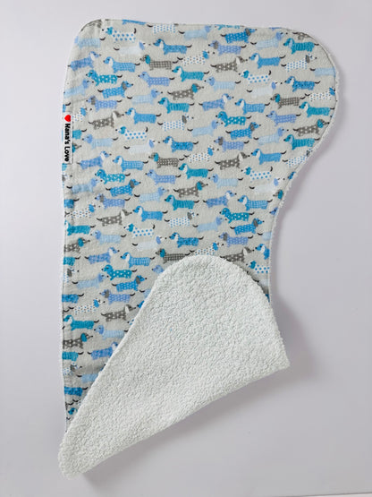 Burp Cloth - Dachshund