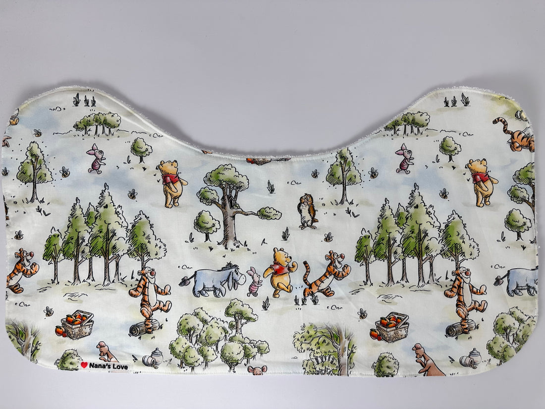 Burp Cloth - Winne the Pooh The Hundred Acre Wood