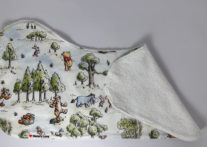Burp Cloth - Winne the Pooh The Hundred Acre Wood