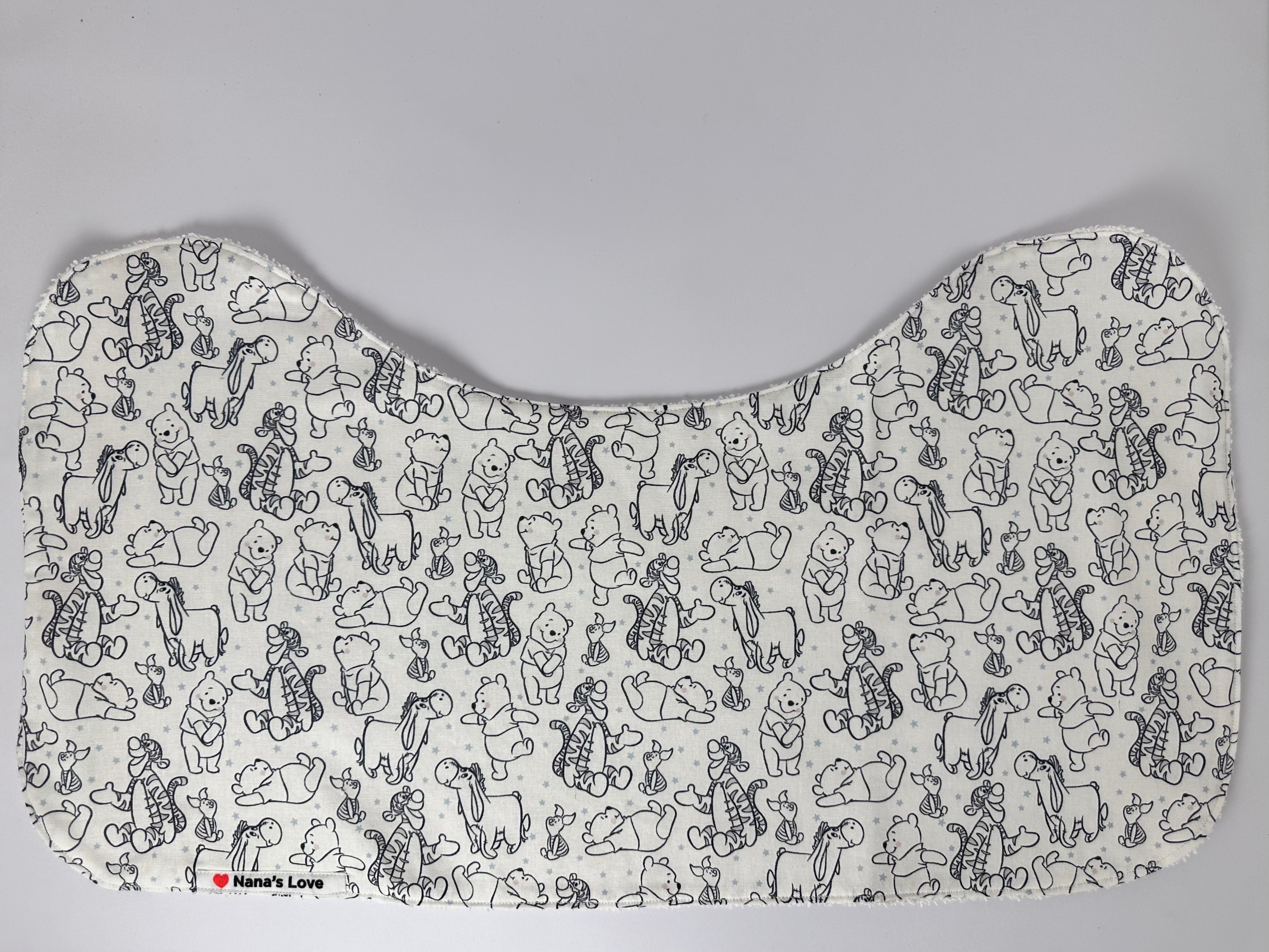 Burp Cloth - Winnie the Pooh Sketches