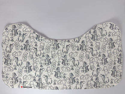 Burp Cloth - Winnie the Pooh Sketches