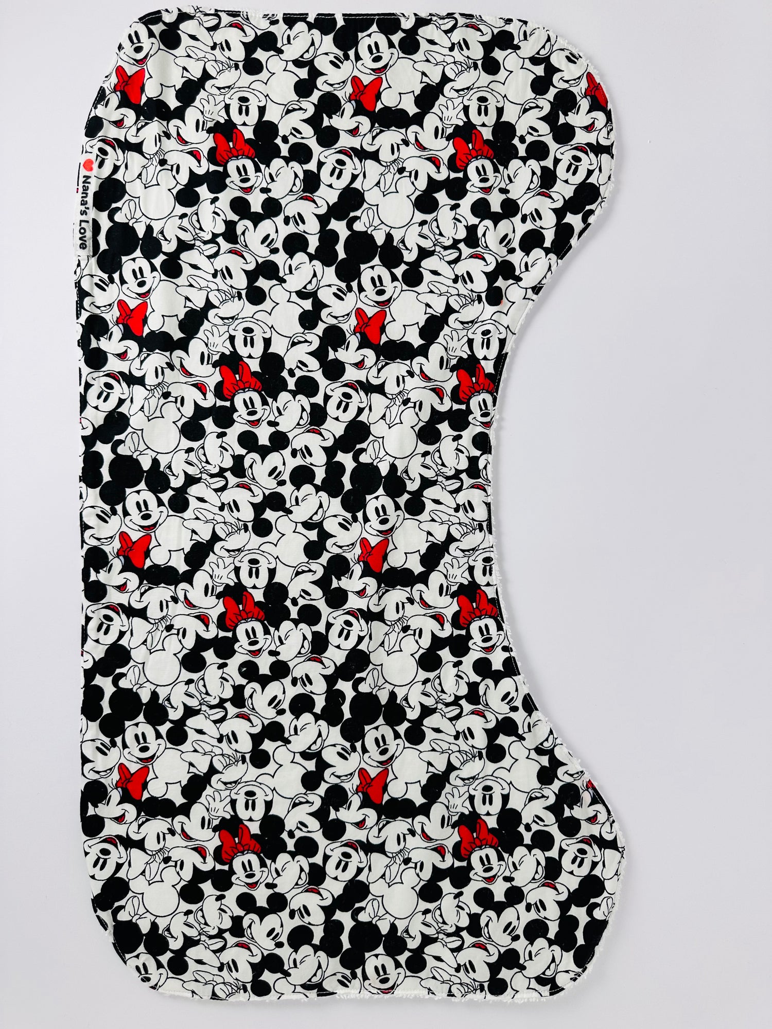 Burp Cloth - Mickey &amp; Minnie