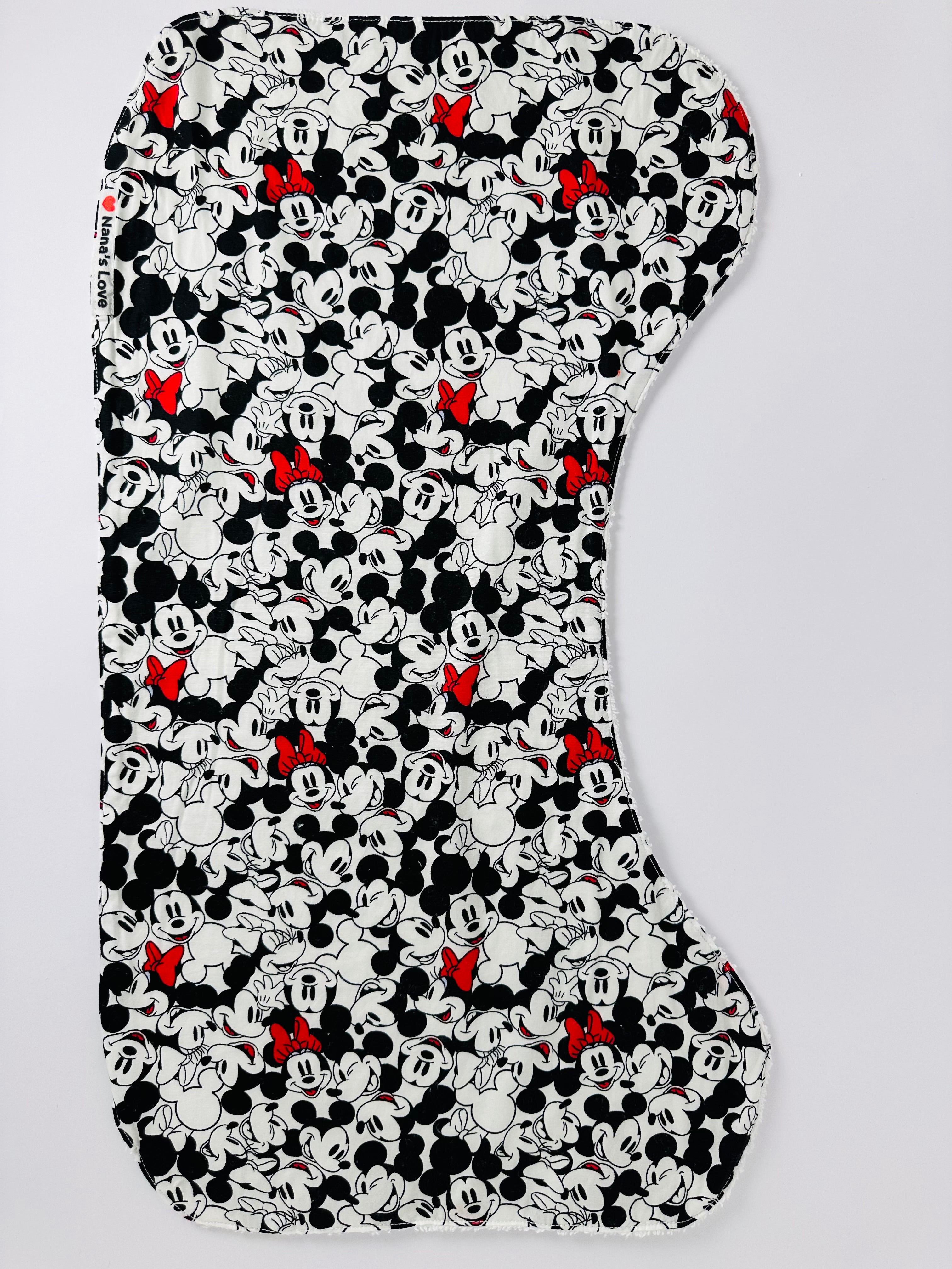 Burp Cloth - Mickey &amp; Minnie