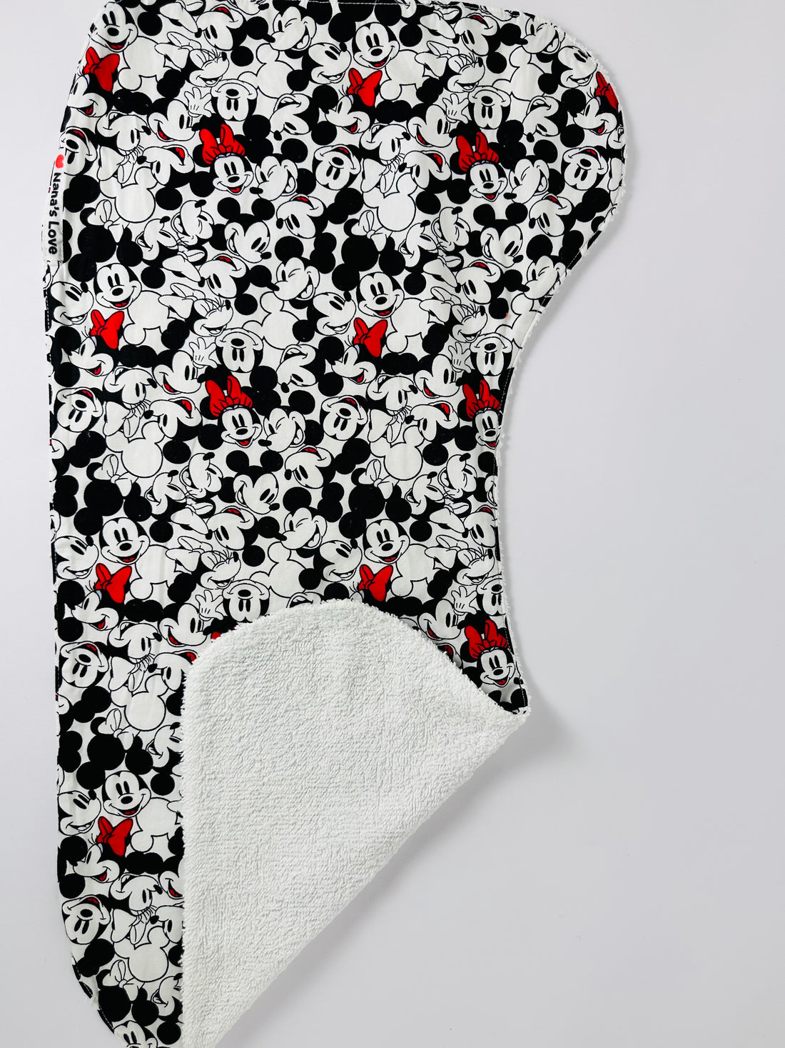 Burp Cloth - Mickey &amp; Minnie