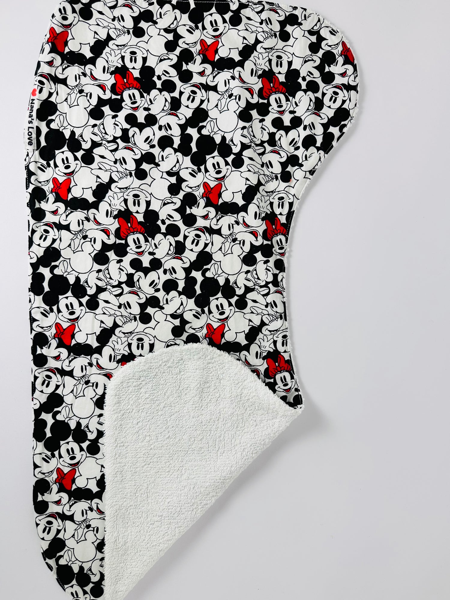 Burp Cloth - Mickey &amp; Minnie