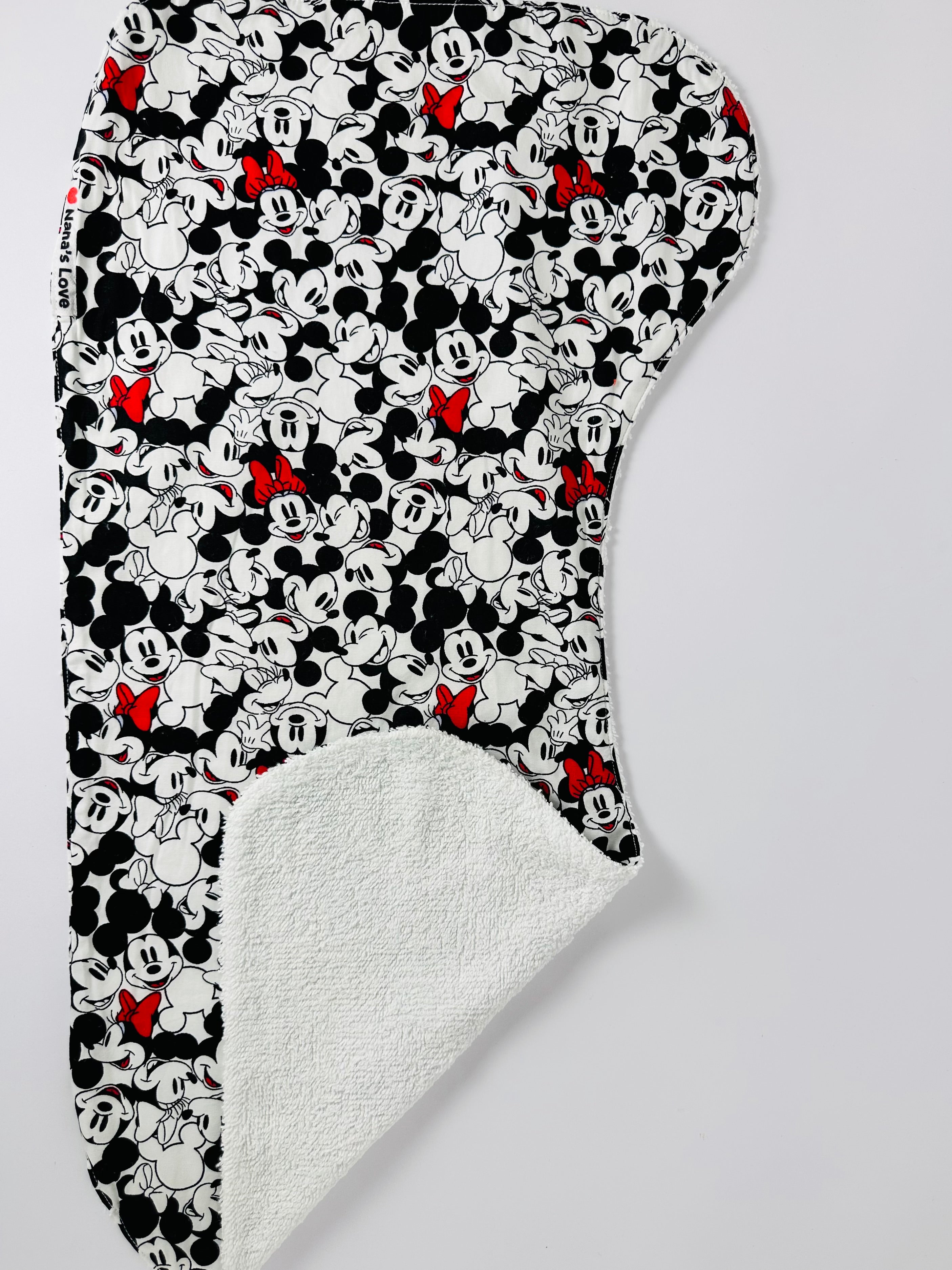 Burp Cloth - Mickey &amp; Minnie