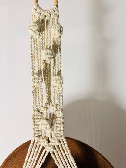 Double 123cm Neutral Hat Holder