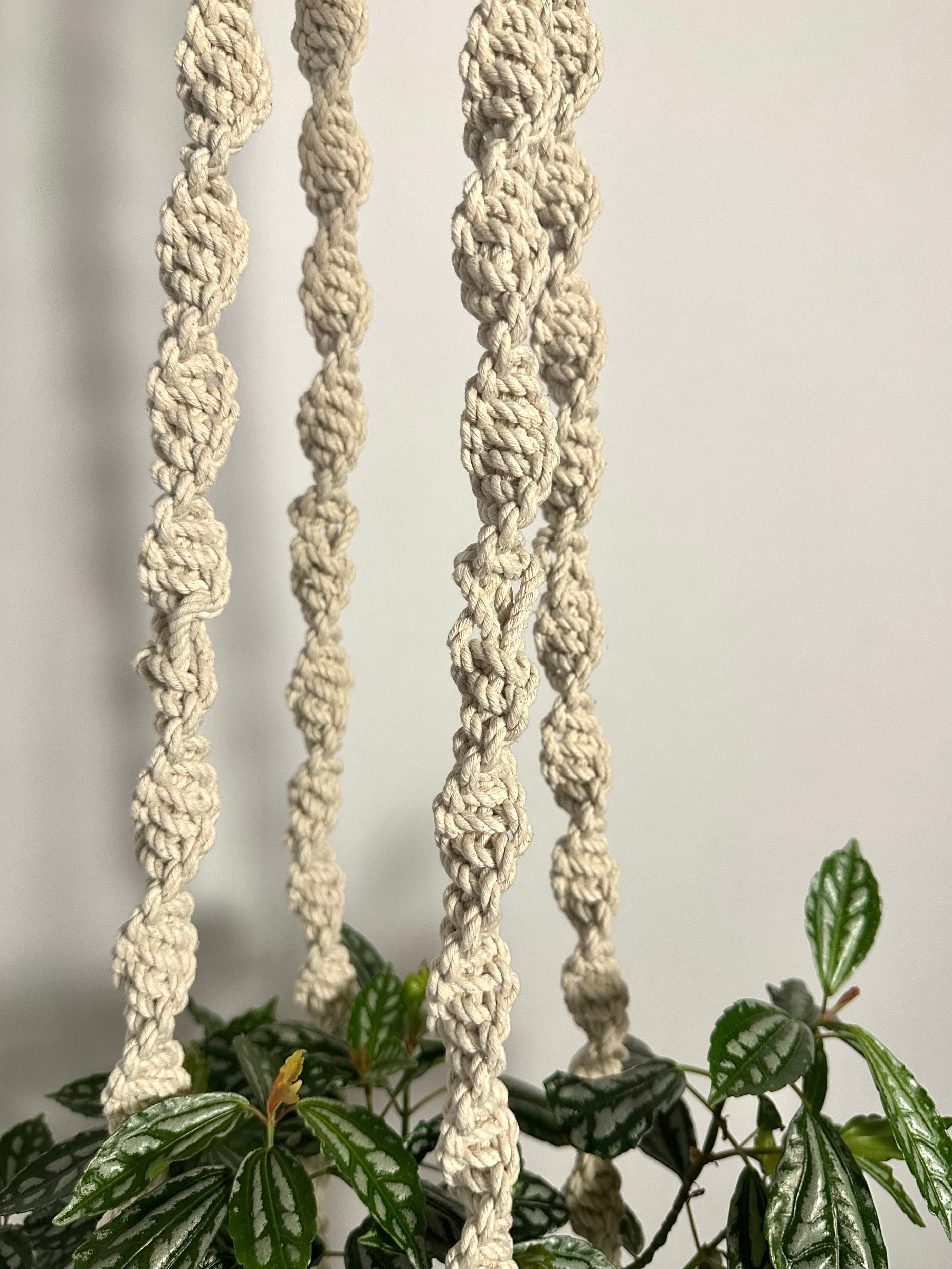 180cm Neutral Macrame Plant Hanger