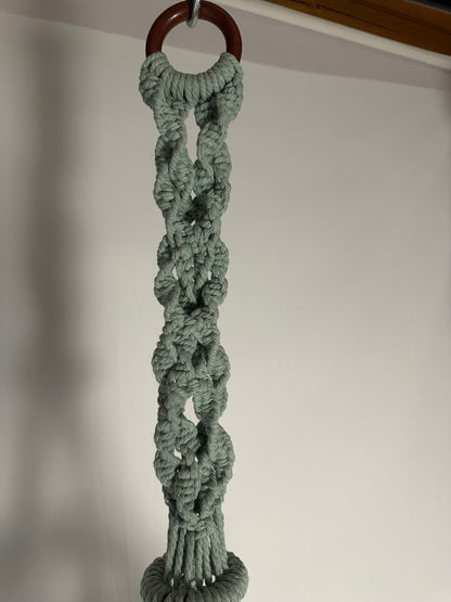 104cm Sage Macrame Plant Hanger