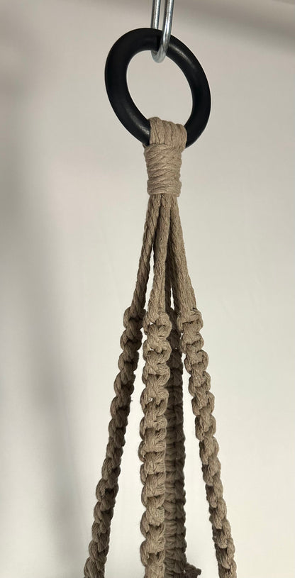 115cm Light Brown Macrame Plant Hanger