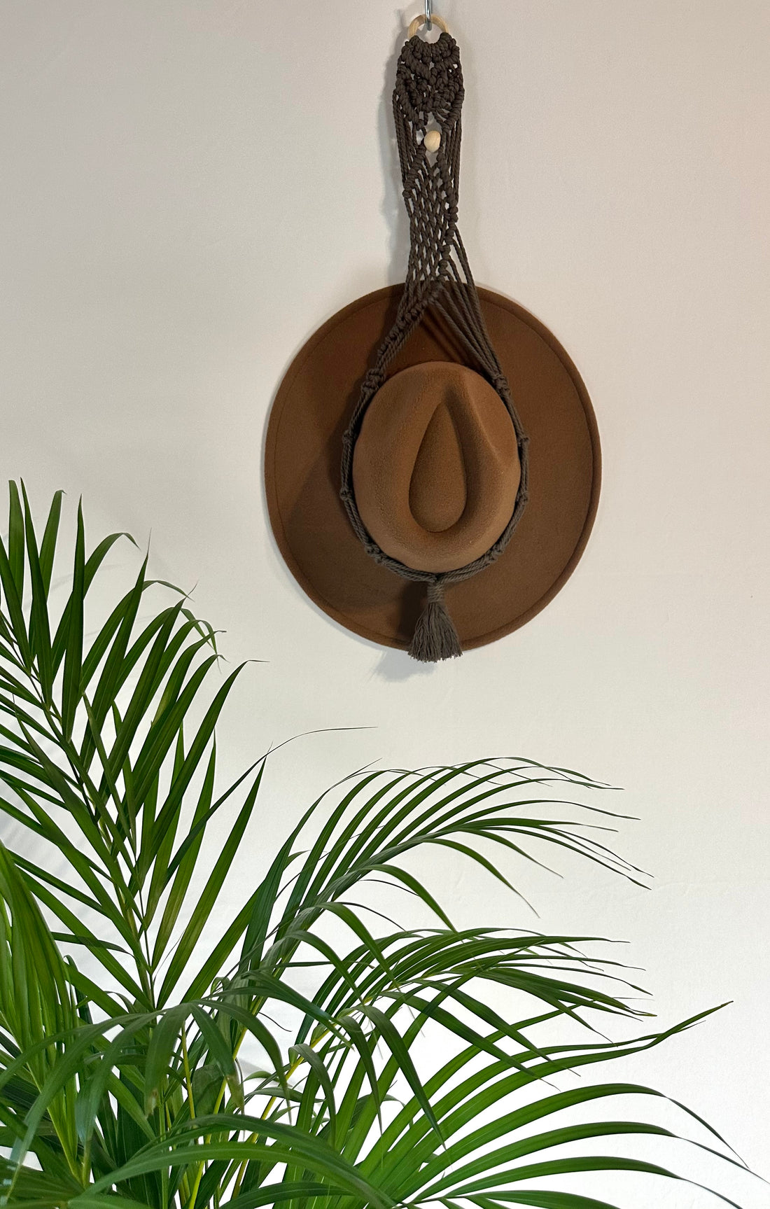 Single 66cm Macrame Hat Holder